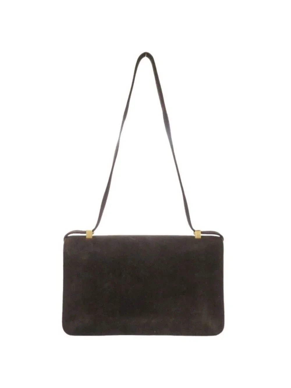Hermes Ring De Dobris Brown Gold Hardware 00 Vintage Shoulder Bag